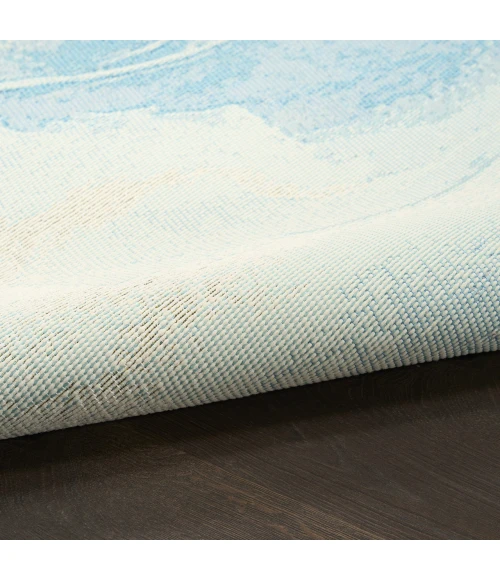 Nourison Home Color Splash Blue CSP05 4ft. x 6ft. Rect. Rug