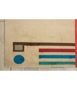 Nourison Home Modern Art Sandstone MDR03 8ft. x 10ft. Rect. Rug