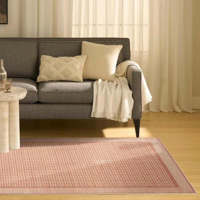 Nourison Nordic Brick Ivory NRC03 4 ft. X 6 ft. Rect. Rug