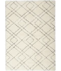 Nourison Home Dreamy Shag Cream / Ivory DRS07 5ft.3in. x 7ft.3in. Rect. Rug