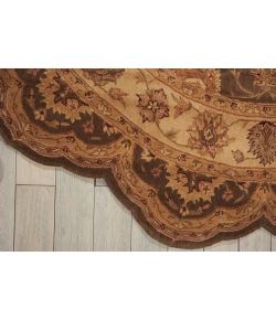Nourison Home Heritage Hall Sable HE18 8ft. x Freeform Free Form Rug