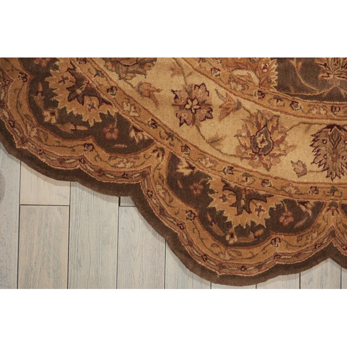 Nourison Home Heritage Hall Sable HE18 8ft. x Freeform Free Form Rug