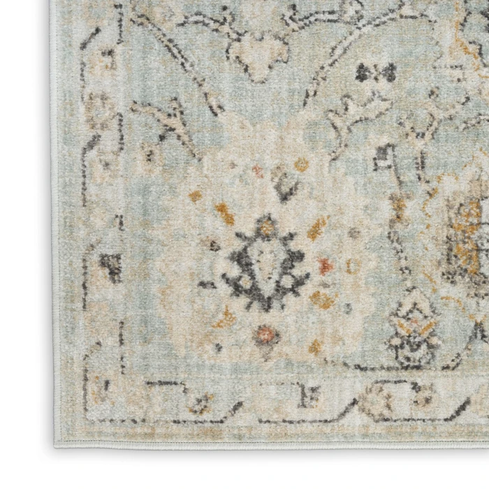 Nourison Oushak Home Mint OUS01 2 ft. X 6 ft. Rect. Rug