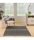 Nourison Positano Black POS02 6 ft. X 9 ft. Rect. Rug