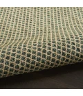 Nourison Home Courtyard Green COU01 2ft.2in. x 10ft. Rect. Rug