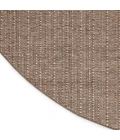 Nourison Tulum Brown TLM01 8 ft. X Round Rug