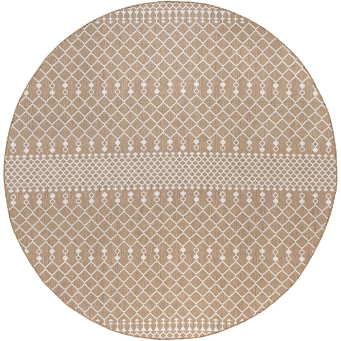 Nourison Positano Jute POS02 8ft. Round Rug