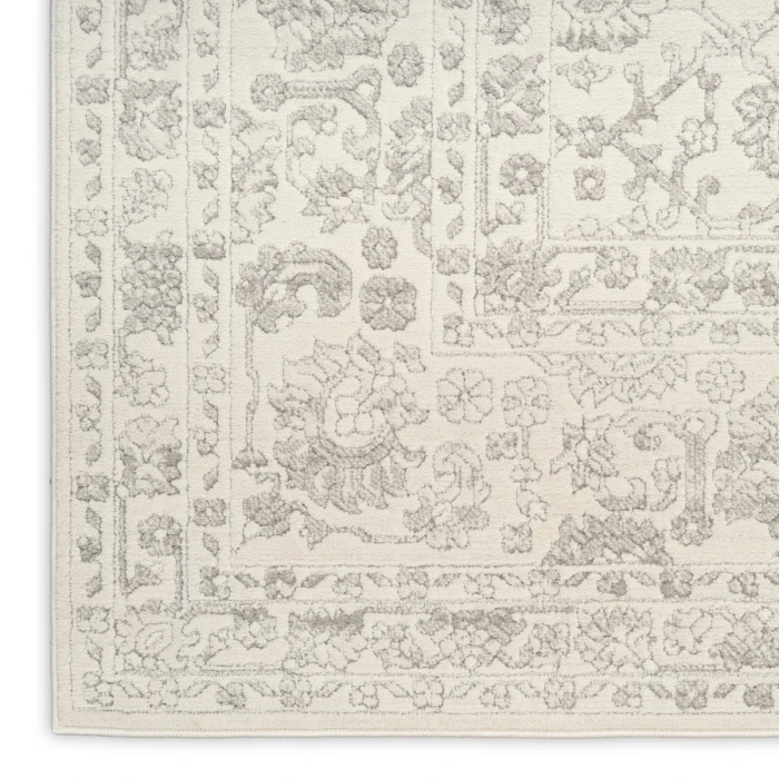Nourison Grace Grey GCE01 7 ft. 10 in. X 9 ft. 10 in. Rect. Rug