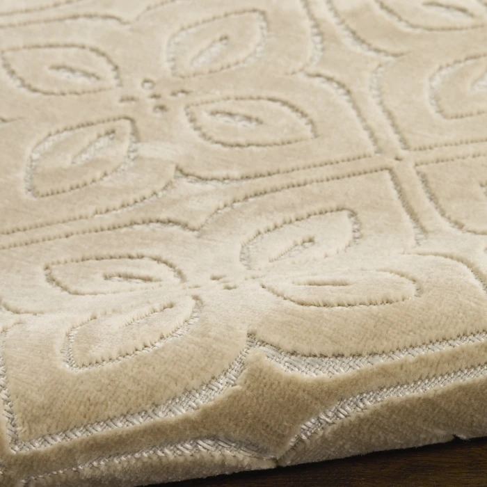 Nourison Home Washable Charm Beige WCH03 2ft.2in. x 10ft. Rect. Rug