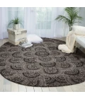 Nourison Home Nourison 2000 Black 2335 7ft.6in. x 9ft.6in. Oval Oval Rug