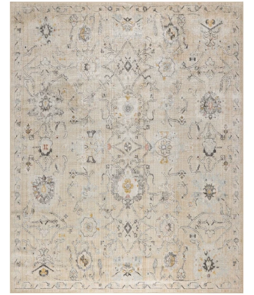 Nourison Oushak Home Cream OUS01 10 ft. X 14 ft. Rect. Rug