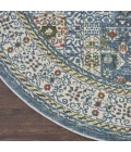Nourison Home Ankara Global Blue ANR17 6ft. x Round Round Rug
