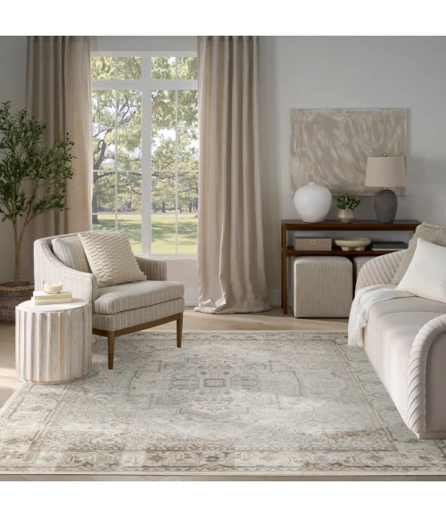 Nourison Quarry Beige QUA18 8 ft. X 10 ft. Rect. Rug