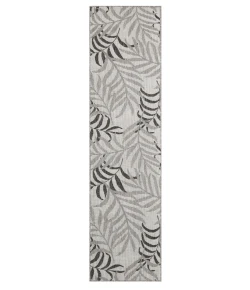 Nourison Home Garden Oasis GOA01 Grey 2 ft. X 6 ft. Area Rug