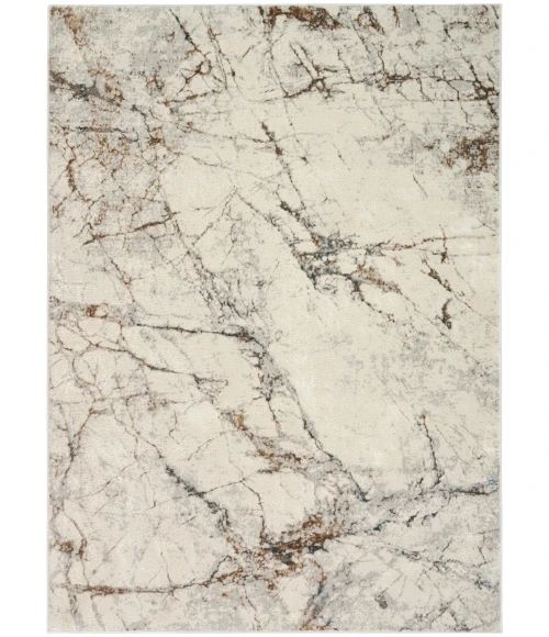 Calvin Klein CK073 Compass Ivory Multicolor CMP02 5 ft. X 7 ft. Rect. Rug