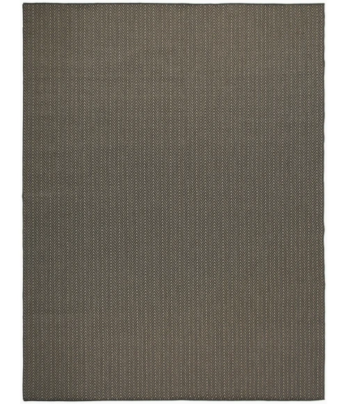Nourison Horizon Indoor/Outdoor Charcoal HOZ02 10 ft. X 14 ft. Rect. Rug