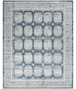 Nourison Home Dekor DEK01 Grey Navy 7 ft. 10 in. X 9 ft. 10 in. Area Rug
