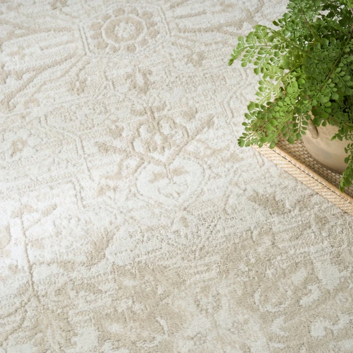 Nourison Dekor Ivory DEK10 9ft. x 12ft. Rect. Rug