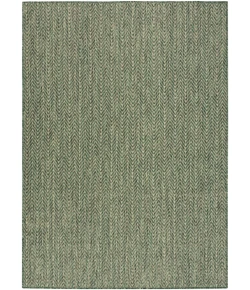 Nourison Home Horizon Indoor/Outdoor HOZ02 Green 5 ft. X 7 ft. Area Rug