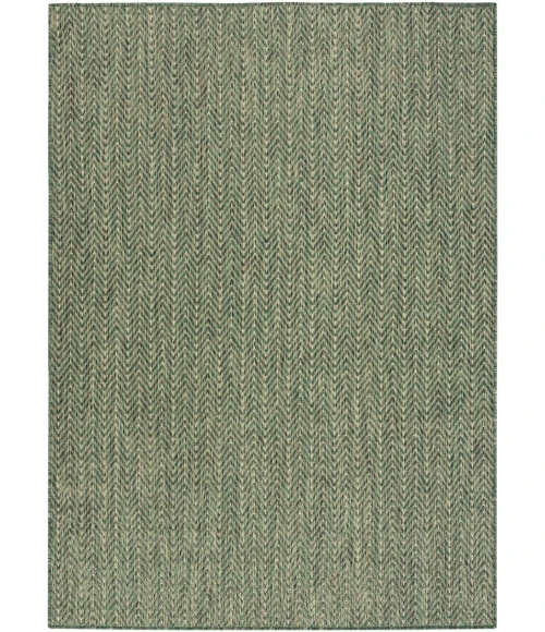 Nourison Horizon Indoor/Outdoor Green HOZ02 5 ft. X 7 ft. Rect. Rug