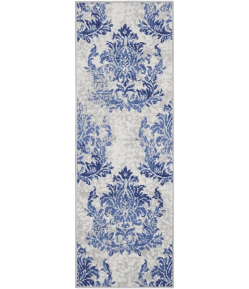 Nourison Whimsicle Ivory Navy WHS11 2ft. x 8ft. Rect. Rug