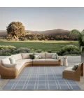 Nourison Home Horizon Indoor/Outdoor Blue HOZ04 9ft. x 12ft. Rect. Rug