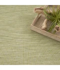 Nourison Positano Green POS01 6 ft. X Round Rug
