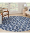 Nourison Aloha Blue ALH35 5 ft. 3 in. X Round Rug