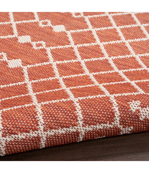 Nourison Positano Terracotta POS02 6 ft. X 9 ft. Rect. Rug