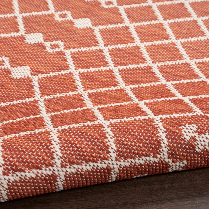 Nourison Positano Terracotta POS02 6 ft. X 9 ft. Rect. Rug