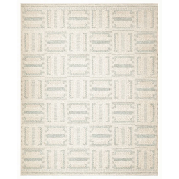 Nourison Nordic Ivory Blue NRC11 8 ft. X 10 ft. Rect. Rug