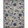 Nourison Home Aloha ALH17 Natural Blue 9 ft. X 12 ft. Area Rug