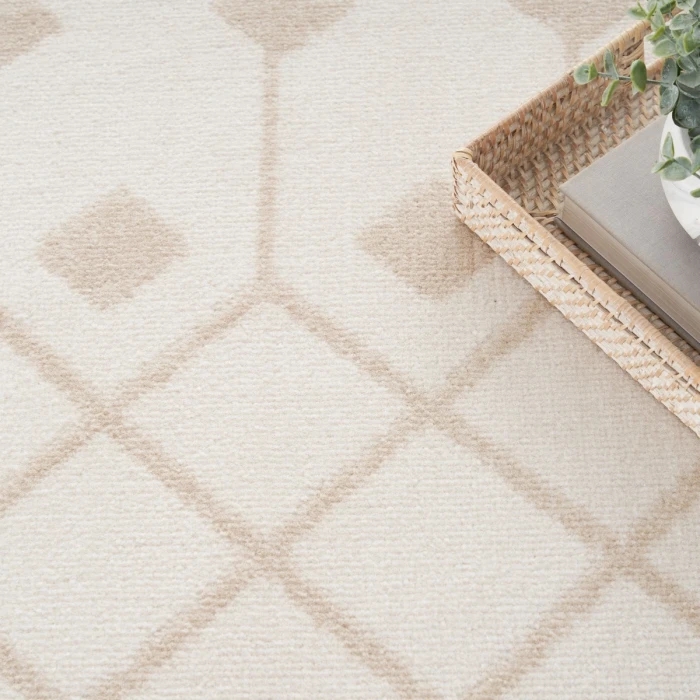 Nourison Grafix Ivory Beige GRF37 9 ft. X 12 ft. Rect. Rug
