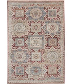 Nourison Home Homestead Red HMS02 5ft.3in. x 7ft.8in. Rect. Rug
