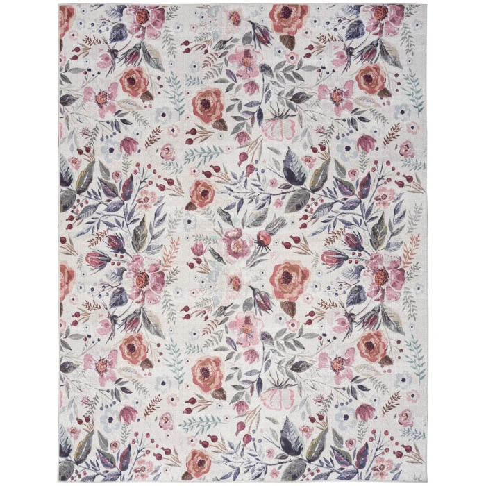 Nourison Nourison Washables Ivory Pink NWB01 9 ft. 2 in. X 12 ft. Rect. Rug