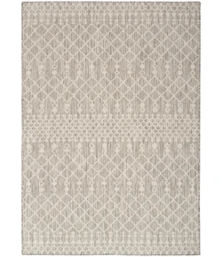 Nourison Home Positano POS02 Light Grey 4 ft. X 6 ft. Area Rug
