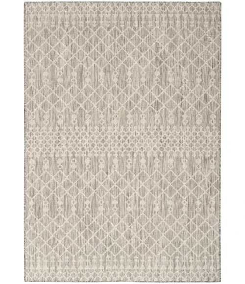 Nourison Positano Light Grey POS02 4 ft. X 6 ft. Rect. Rug