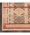 Nourison Nordic Rust Multicolor NRC06 2 ft. X 6 ft. Rect. Rug
