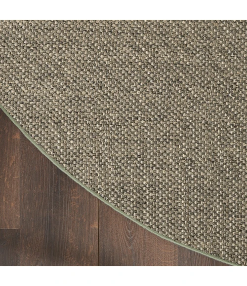 Nourison Tulum Olive TLM03 8 ft. X Round Rug