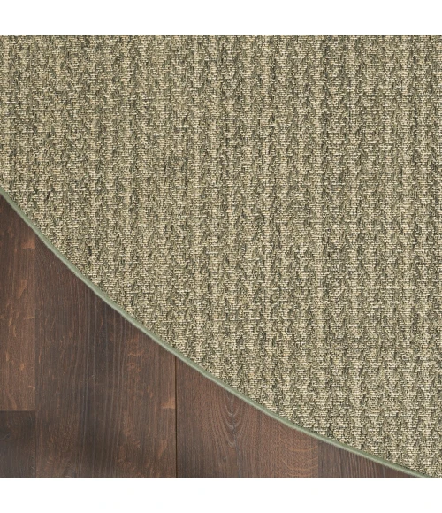 Nourison Tulum Olive TLM02 8 ft. X Round Rug