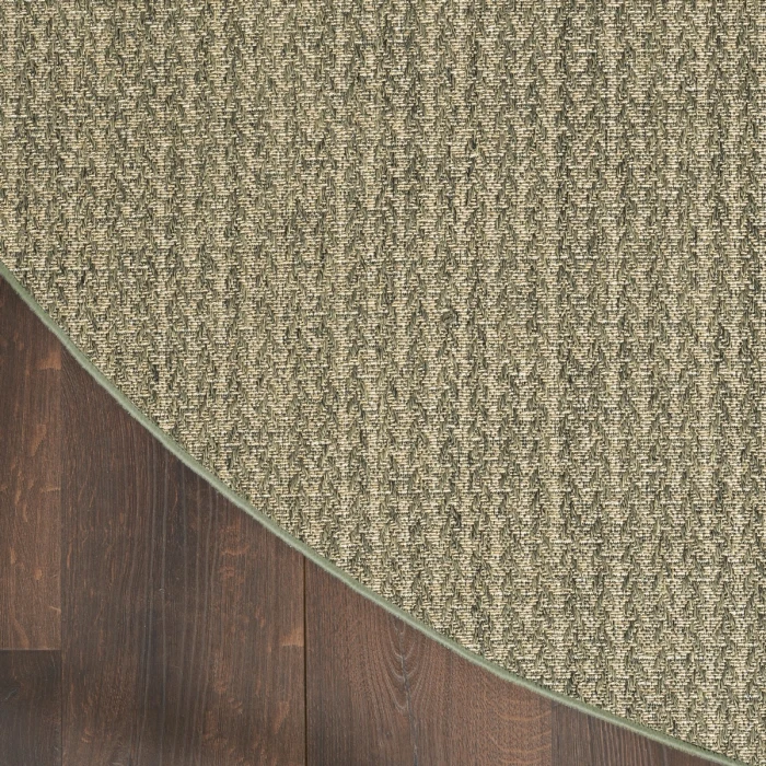 Nourison Tulum Olive TLM02 8 ft. X Round Rug