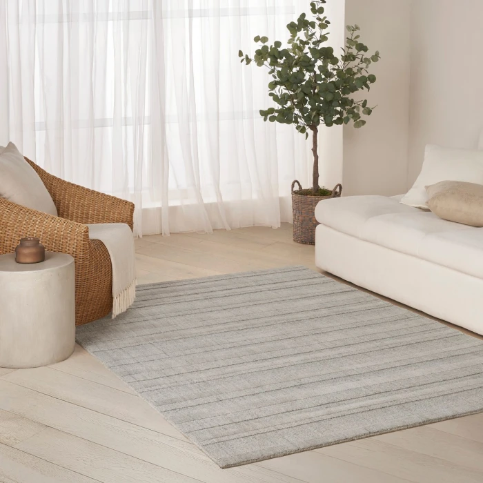 DKNY Pure Multi Weave Grey MTW01 5 ft. X 7 ft. Rect. Rug