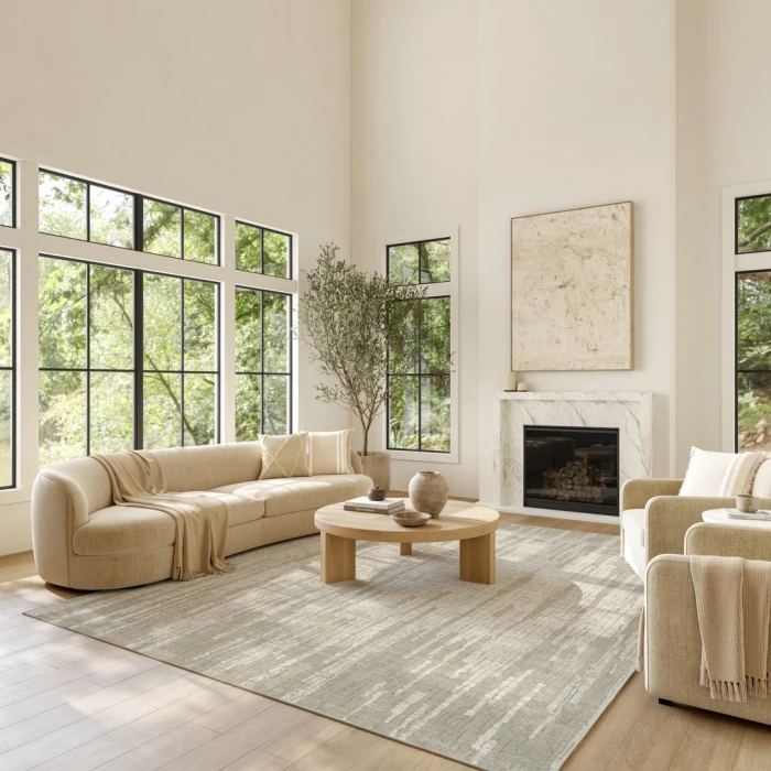 Nourison Soft Structure Sage SOF03 7ft.10in. x 9ft.10in. Rect. Rug