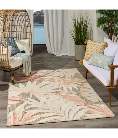 Nourison Aloha Sage Rose ALH43 3 ft. 6 in. X 5 ft. 6 in. Rect. Rug