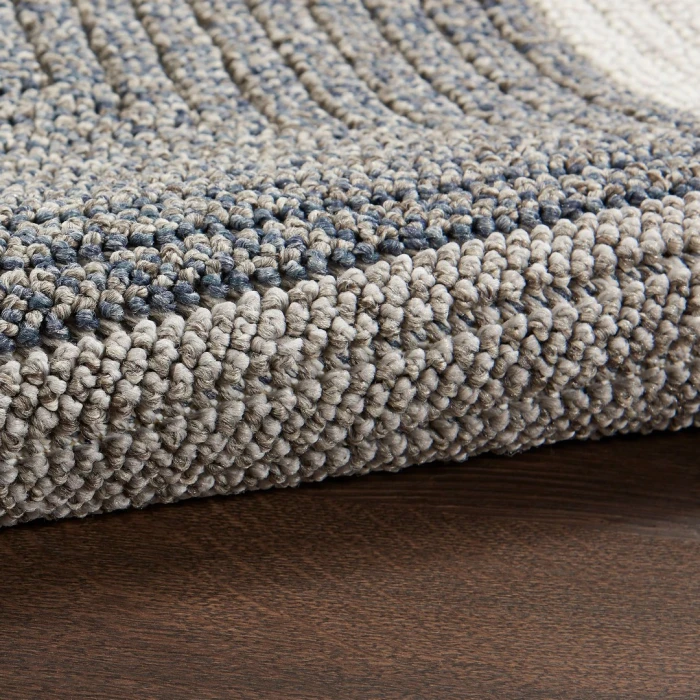 Nourison Paxton Grey Slate PAX04 5ft. 3in. x 7ft. 11in. Rect. Rug