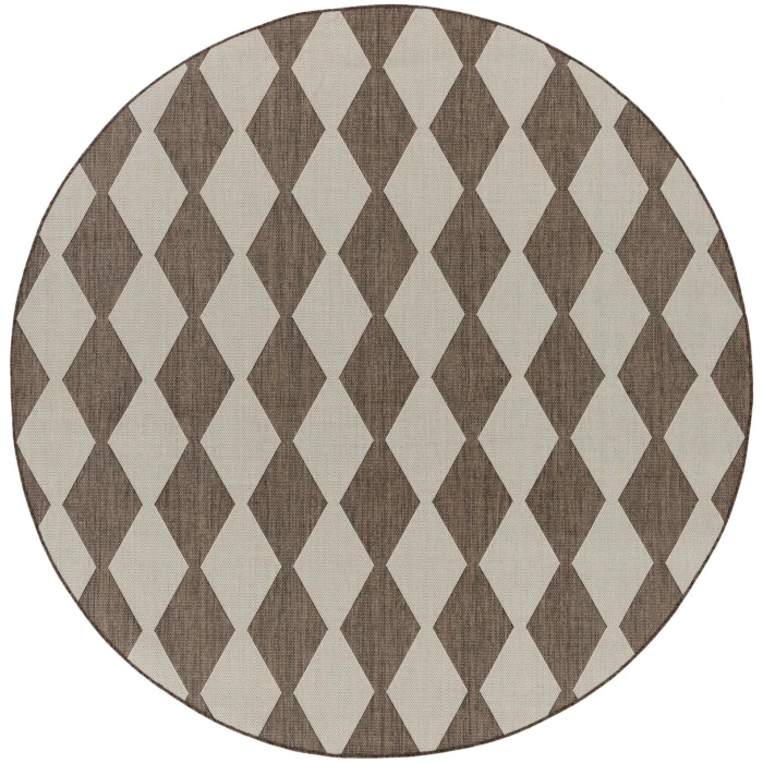 Nourison Positano Natural POS04 8 ft. X Round Rug