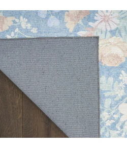 Nourison Home Botanical Washables Blue BOT02 7ft.6in. x 9ft.10in. Rect. Rug