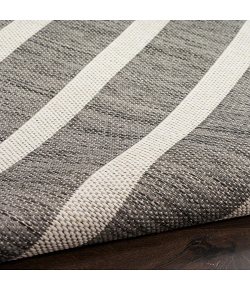 Nourison Positano Charcoal Ivory POS03 6 ft. X 9 ft. Rect. Rug