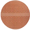 Nourison Positano Terracotta POS02 12ft. Round Rug