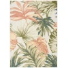 Nourison Home Aloha ALH43 Ivory Green 3 ft. 6 in. X 5 ft. 6 in. Area Rug